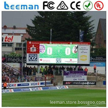 led flood light sports perimeter led display screens Leeman outdoor video advertising screen p10